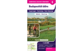 Budapesttől Délre kerékpáros térkép